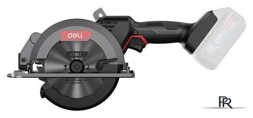 Дисковая (циркулярная) пила Deli EDE-YJ20-1 (без АКБ) - Изображение №3 — Интернет-магазин ПроЗаказ