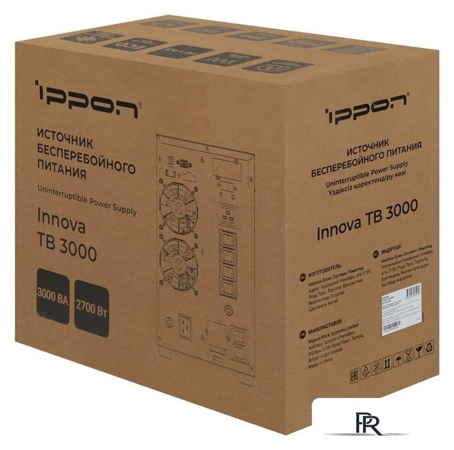 Источник бесперебойного питания IPPON Innova TBE 3000 2050431 - Изображение №9 — Интернет-магазин ПроЗаказ