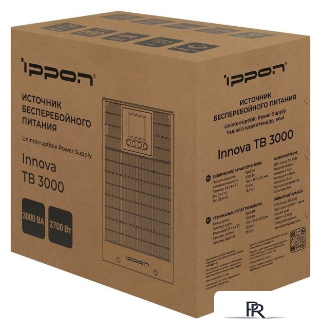 Источник бесперебойного питания IPPON Innova TBE 3000 2050431 - Изображение №10 — Интернет-магазин ПроЗаказ