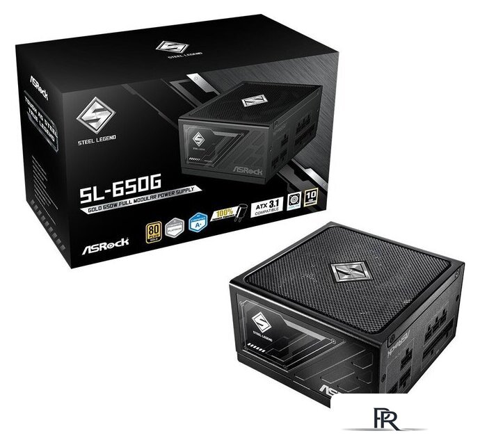Блок питания ASRock Steel Legend 650W SL-650G - Изображение №2 — Интернет-магазин ПроЗаказ
