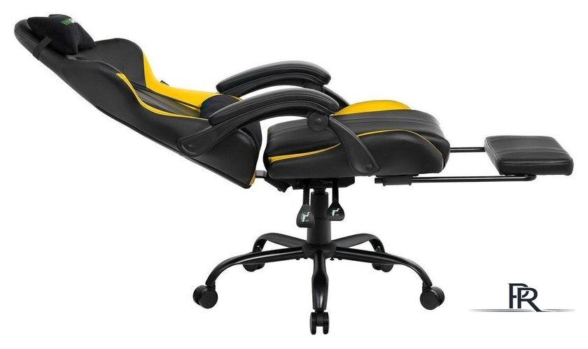 Игровое (геймерское) кресло VMMGame Throne OT-B31Y + силиконовые колеса Castors (золотисто-желтый) - Изображение №3 — Интернет-магазин ПроЗаказ
