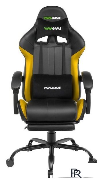 Игровое (геймерское) кресло VMMGame Throne OT-B31Y + силиконовые колеса Castors (золотисто-желтый) - Изображение №2 — Интернет-магазин ПроЗаказ