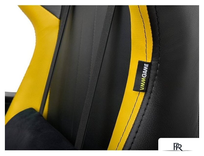 Игровое (геймерское) кресло VMMGame Throne OT-B31Y + силиконовые колеса Castors (золотисто-желтый) - Изображение №6 — Интернет-магазин ПроЗаказ