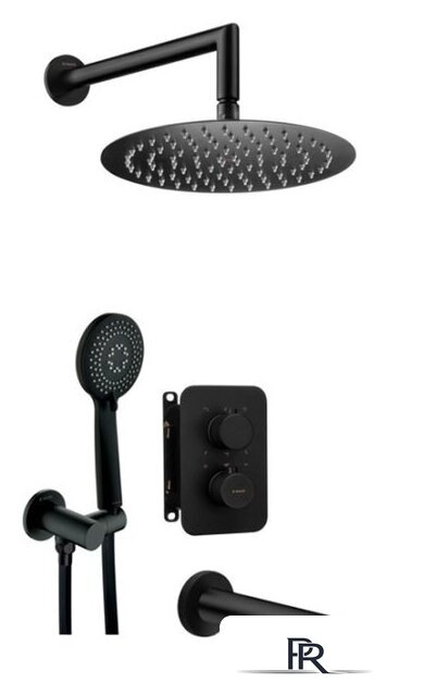 Душевая система  Deante Thermo Nero-5T - Изображение №1 — Интернет-магазин ПроЗаказ