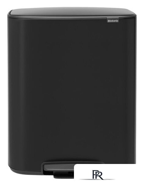 Система сортировки мусора Brabantia Bo Pedal Bin 2 x 30 л (черный матовый) - Изображение №1 — Интернет-магазин ПроЗаказ