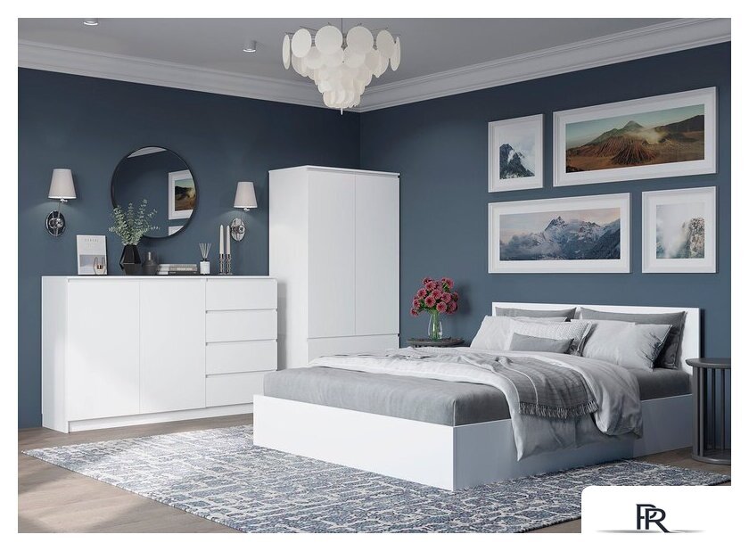 Шкаф распашной ДСВ Мори МШ 900.1 (графит) - Изображение №3 — Интернет-магазин ПроЗаказ