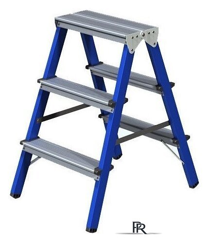 Лестница-стремянка Новая высота NV 114 двухсторонняя 2x3 ступеней - Изображение №2 — Интернет-магазин ПроЗаказ