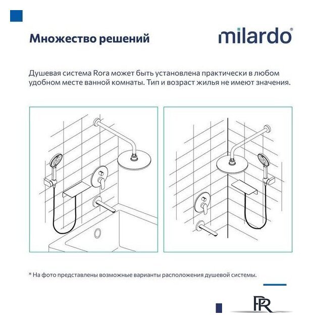 Душевая система  Milardo Rora RORSB03M68 - Изображение №10 — Интернет-магазин ПроЗаказ