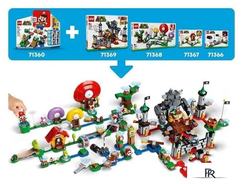 Конструктор LEGO Super Mario 71367 Дом Марио и Йоши. Дополнительный набор - Изображение №6 — Интернет-магазин ПроЗаказ