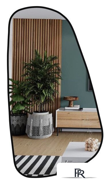 Зеркало EMZE 50x90 LED.UV.NF.50.90.CHE.SW.4K (черный УФ-окантовкой и подсветкой) - Изображение №1 — Интернет-магазин ПроЗаказ