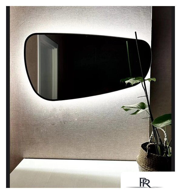 Зеркало EMZE 50x90 LED.UV.NF.50.90.CHE.SW.4K (черный УФ-окантовкой и подсветкой) - Изображение №3 — Интернет-магазин ПроЗаказ