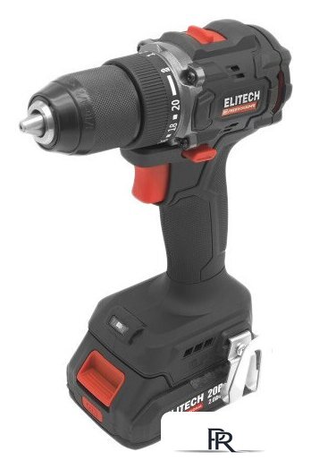 Дрель-шуруповерт ELITECH HD Professional CD 20SL2 E2201.040.01 (с 2-мя АКБ 2 Ач, кейс) - Изображение №1 — Интернет-магазин ПроЗаказ