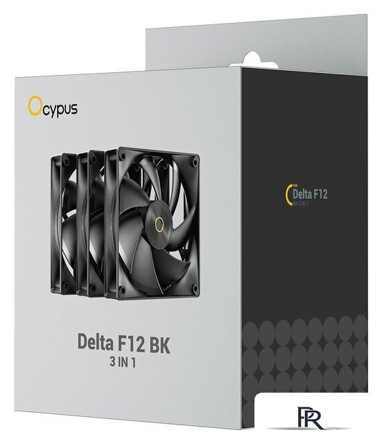 Комплект вентиляторов для корпуса Ocypus Delta F12 BK 3IN1 - Изображение №6 — Интернет-магазин ПроЗаказ