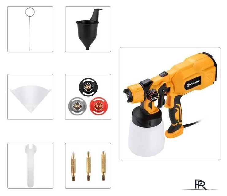 Краскораспылитель Deko DKSG55K1 HVLP - Изображение №2 — Интернет-магазин ПроЗаказ