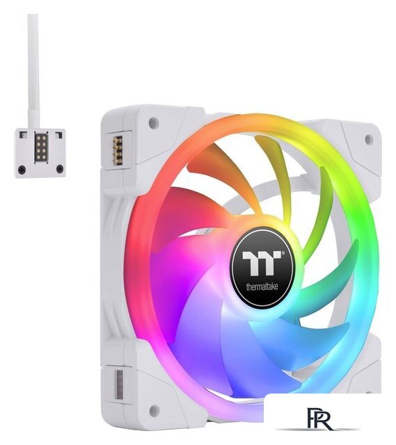 Комплект вентиляторов для корпуса с контроллером Thermaltake SWAFAN EX14 RGB White TT Premium Edition CL-F162-PL14SW-A - Изображение №4 — Интернет-магазин ПроЗаказ