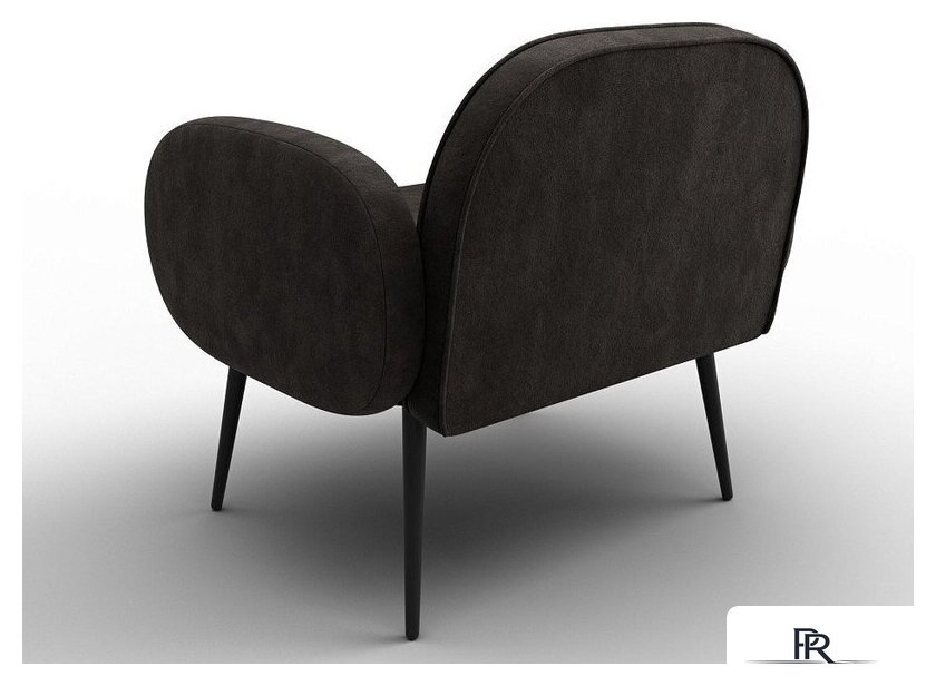 Интерьерное кресло Лига диванов Лига-086 132445 (велюр Brut 17 коричневый) - Изображение №5 — Интернет-магазин ПроЗаказ