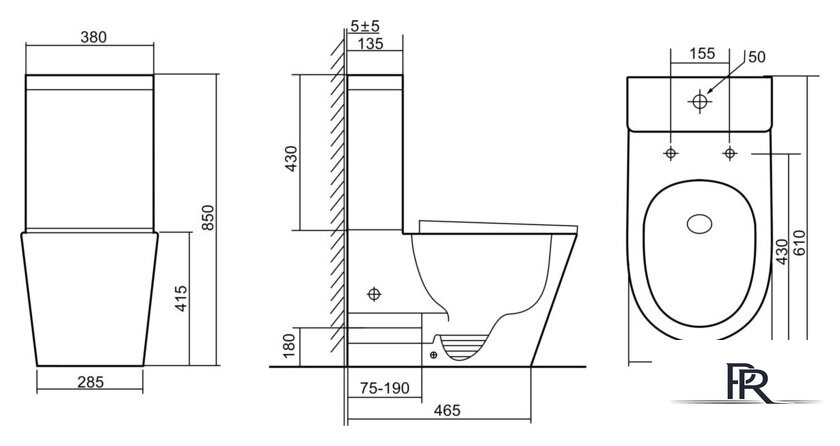 Унитаз напольный Triton Pro Corso CO-3906 - Изображение №12 — Интернет-магазин ПроЗаказ