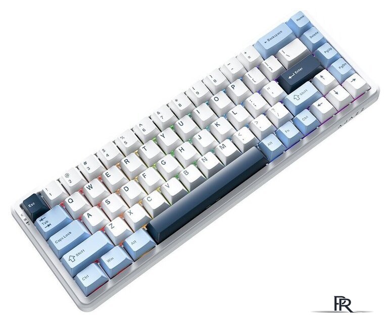 Клавиатура Ajazz AK680 Max (белый/голубой/темно-синий) - Изображение №4 — Интернет-магазин ПроЗаказ