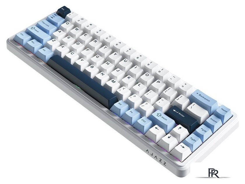 Клавиатура Ajazz AK680 Max (белый/голубой/темно-синий) - Изображение №5 — Интернет-магазин ПроЗаказ