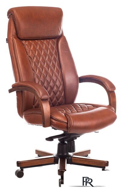 Офисное кресло Бюрократ T-9924WALNUT (светло-коричневый) - Изображение №1 — Интернет-магазин ПроЗаказ