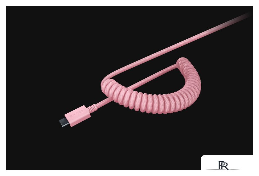 Набор аксессуаров Razer PBT Keycap + Coiled Cable Upgrade Set Quartz Pink - Изображение №2 — Интернет-магазин ПроЗаказ
