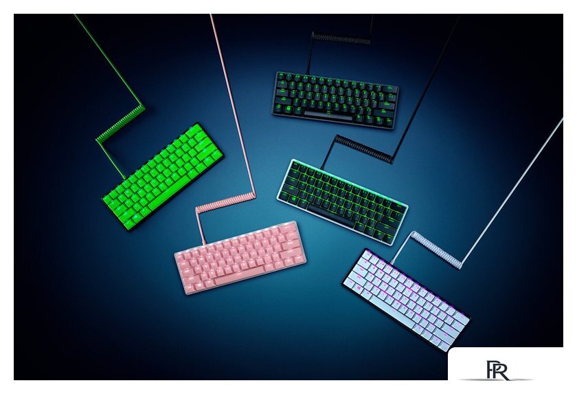 Набор аксессуаров Razer PBT Keycap + Coiled Cable Upgrade Set Quartz Pink - Изображение №5 — Интернет-магазин ПроЗаказ