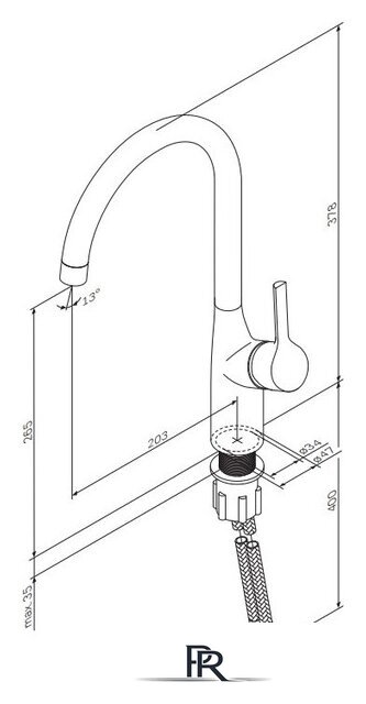 Смеситель AM.PM Spike F9S07011 (сатин) - Изображение №9 — Интернет-магазин ПроЗаказ