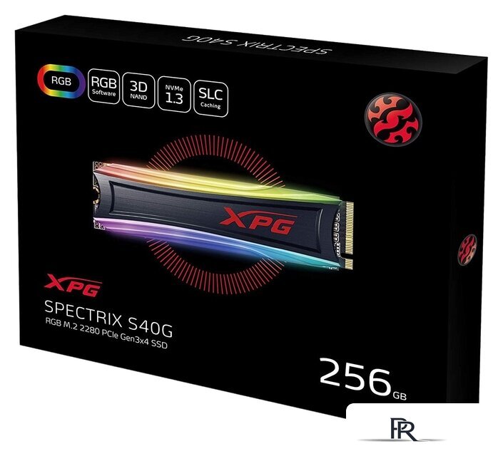 SSD ADATA XPG Spectrix S40G RGB 256GB AS40G-256GT-C - Изображение №4 — Интернет-магазин ПроЗаказ