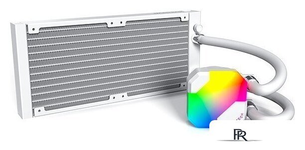 Система жидкостного охлаждения для процессора Montech HyperFlow ARGB 240 (белый) - Изображение №3 — Интернет-магазин ПроЗаказ