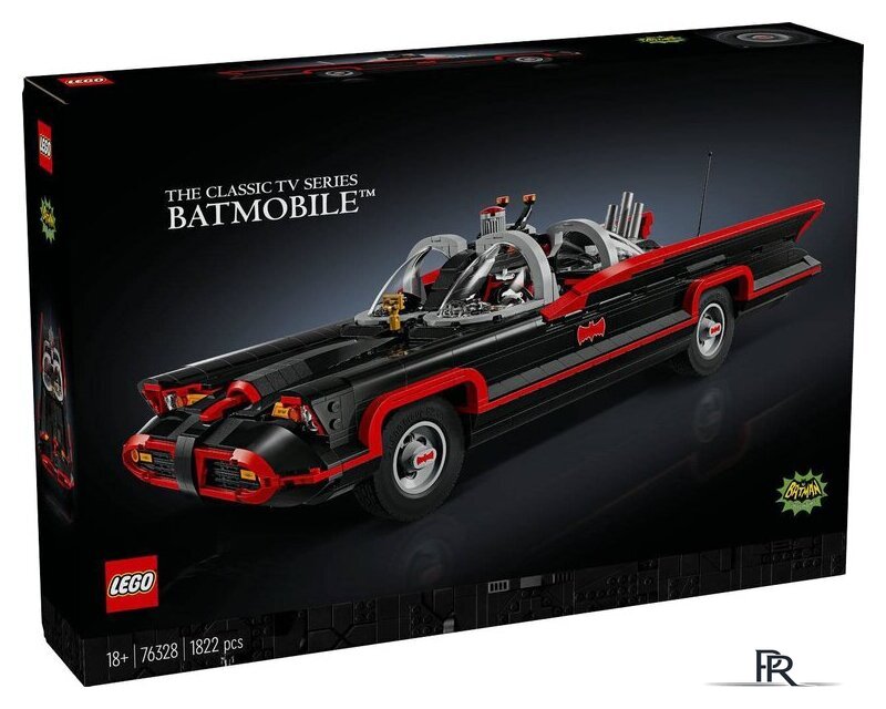 Конструктор LEGO Batman 76328 Классический телесериал Бэтмобиль - Изображение №1 — Интернет-магазин ПроЗаказ