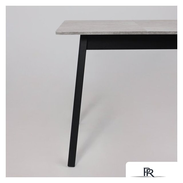 Кухонный стол Мамадома Tirk radial-94 раздвижной 94-126х64 (серый сланец/черный) - Изображение №10 — Интернет-магазин ПроЗаказ