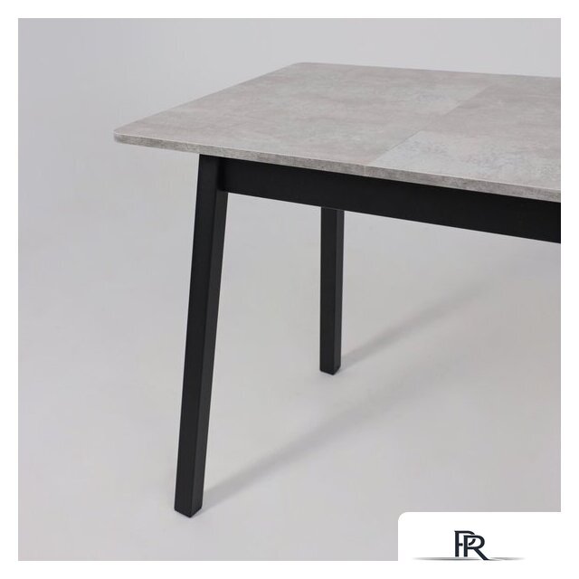 Кухонный стол Мамадома Tirk radial-94 раздвижной 94-126х64 (серый сланец/черный) - Изображение №12 — Интернет-магазин ПроЗаказ