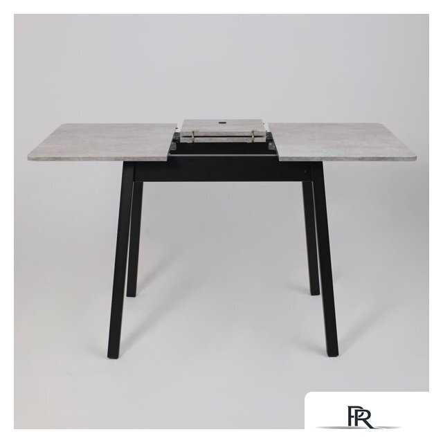 Кухонный стол Мамадома Tirk radial-94 раздвижной 94-126х64 (серый сланец/черный) - Изображение №21 — Интернет-магазин ПроЗаказ