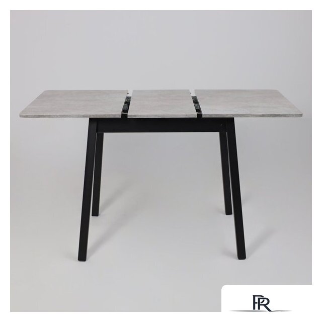 Кухонный стол Мамадома Tirk radial-94 раздвижной 94-126х64 (серый сланец/черный) - Изображение №22 — Интернет-магазин ПроЗаказ