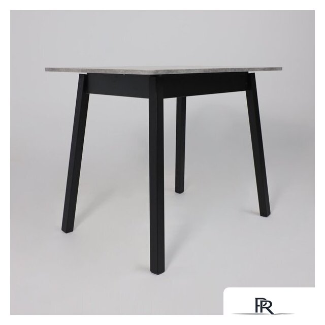 Кухонный стол Мамадома Tirk radial-94 раздвижной 94-126х64 (серый сланец/черный) - Изображение №8 — Интернет-магазин ПроЗаказ
