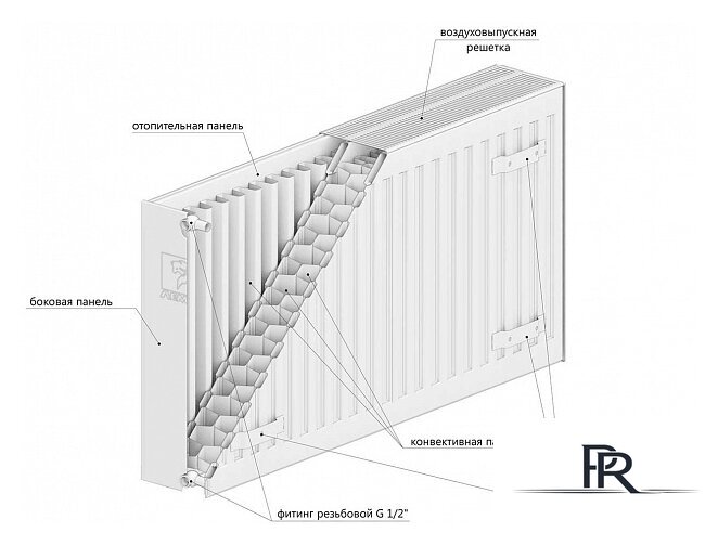 Стальной панельный радиатор Лемакс Valve Compact 11 500x1400 - Изображение №2 — Интернет-магазин ПроЗаказ