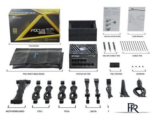 Блок питания Seasonic Focus GX-750 ATX 3.1 2024 SRP-FGX751-A5A32SF - Изображение №11 — Интернет-магазин ПроЗаказ