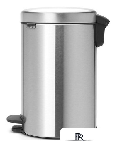 Мусорное ведро Brabantia Pedal Bin NewIcon 12 л (стальной матовый) - Изображение №2 — Интернет-магазин ПроЗаказ