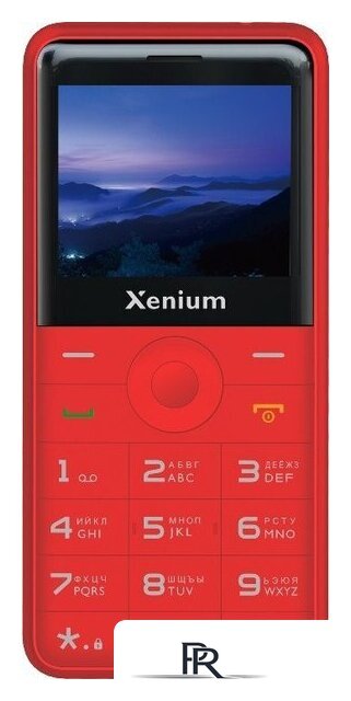 Кнопочный телефон Xenium X700 (красный) - Изображение №2 — Интернет-магазин ПроЗаказ
