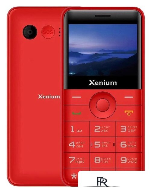 Кнопочный телефон Xenium X700 (красный) - Изображение №1 — Интернет-магазин ПроЗаказ