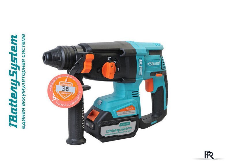 Перфоратор Sturm CRH1832BLC (с 1-им АКБ, кейс) - Изображение №3 — Интернет-магазин ПроЗаказ