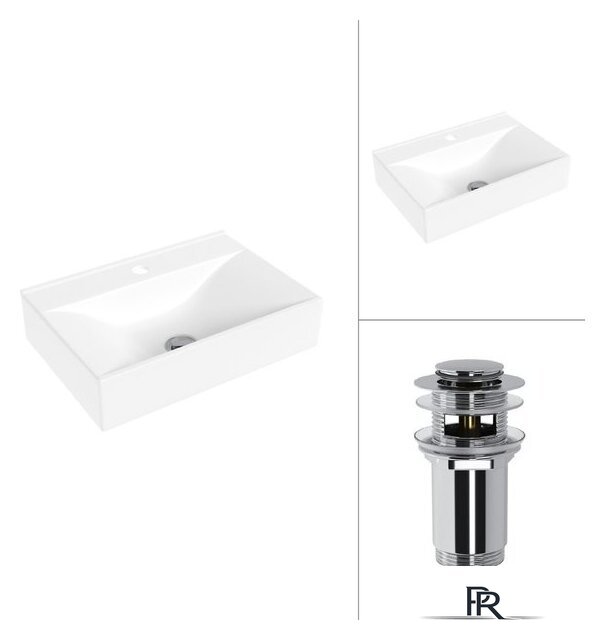 Умывальник Lauter 21887B + клапан 21190CH - Изображение №1 — Интернет-магазин ПроЗаказ