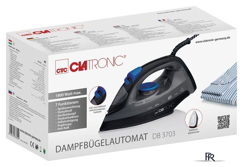 Утюг Clatronic DB 3703 - Изображение №3 — Интернет-магазин ПроЗаказ