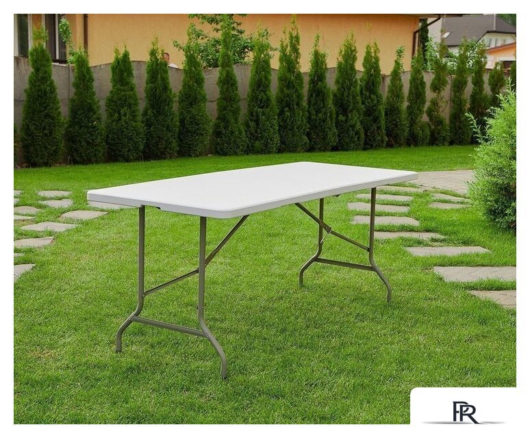 Стол Calviano Складной, прямоугольный 240x75.5 см (белый) - Изображение №3 — Интернет-магазин ПроЗаказ