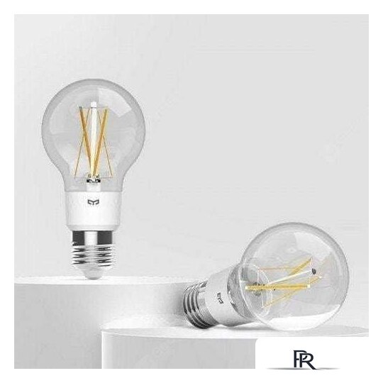 Умная лампочка Yeelight LED Filament Light YLDP12YL E27 6 Вт 2700K - Изображение №2 — Интернет-магазин ПроЗаказ