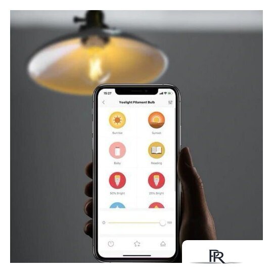 Умная лампочка Yeelight LED Filament Light YLDP12YL E27 6 Вт 2700K - Изображение №4 — Интернет-магазин ПроЗаказ