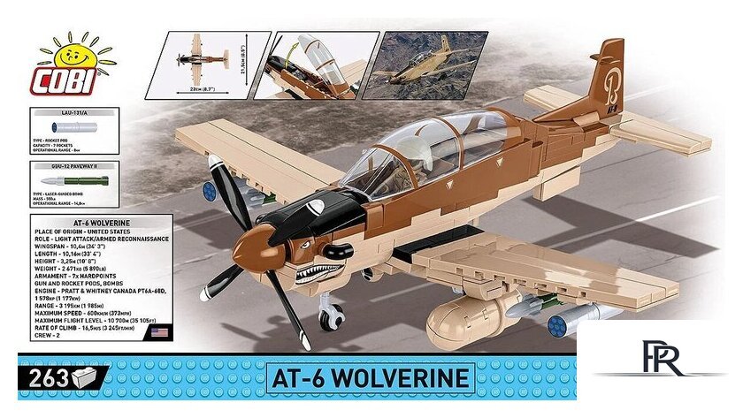 Конструктор Cobi Armed Forces At-6 Wolverine - Изображение №4 — Интернет-магазин ПроЗаказ