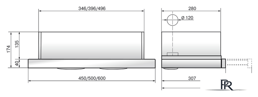 Кухонная вытяжка Elikor Интегра Glass 60Н-400-В2Д (нержавеющая сталь/белое стекло) (940981) - Изображение №2 — Интернет-магазин ПроЗаказ