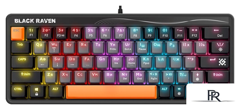 Клавиатура Defender Black Raven GK-417 45413 - Изображение №1 — Интернет-магазин ПроЗаказ