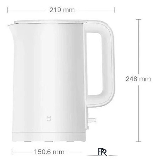 Электрический чайник Xiaomi Mijia Smart Kettle 3 MJDSH08YM (с переходником на евровилку) - Изображение №3 — Интернет-магазин ПроЗаказ